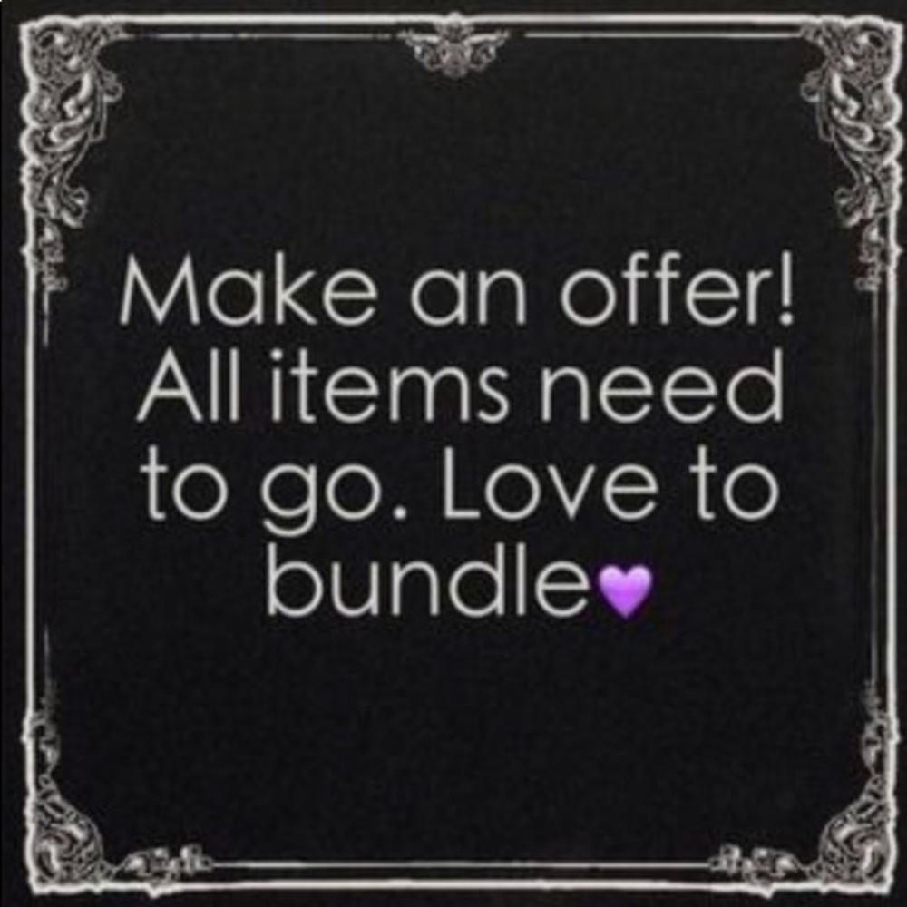 Open to offers and bundles!